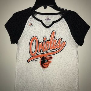 Girls Orioles baseball T